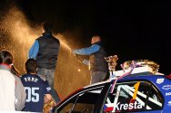 Rallye Český Krumlov: Slavnostní vyhlášení výsledků - Kresta / Gross